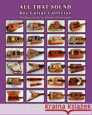 ALL THAT SOUND. Box Guitar Collector.: Art, Design, and Sound. 14 Posters, Book Edition. DC, Only 9789878691282 Blurb