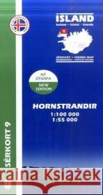 Island - Sérkort Hornstrandir : Wanderkarte    9789979330400 Mal og menning