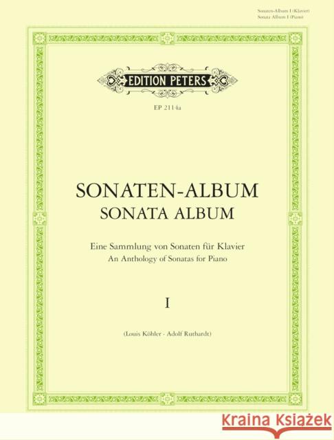 Sonata Album Vol.I  9790014009472 Edition Peters