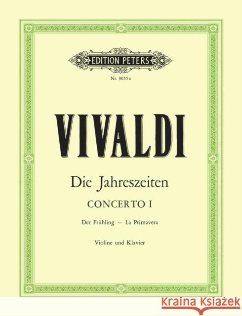 Violin Concerto in E Op. 8 No. 1 Spring  9790014072452 Edition Peters