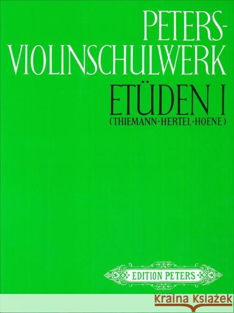 Peters-Violinschulwerk: Etüden. Bd.1 MISCELLANEOUS 9790014077006 