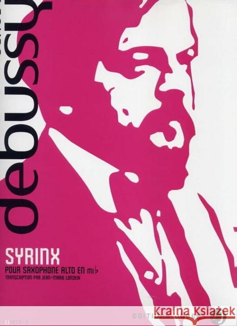 SYRINX ALTO SAXOPHONE CLAUDE DEBUSSY 9790230812733