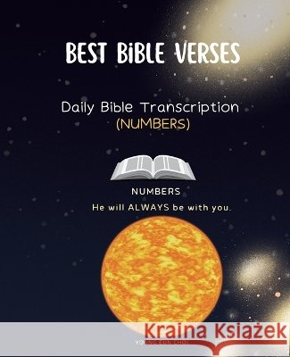 Best Bible Verses: Daily Bible Transcription (NUMBERS) Choi, Young Eun 9791124301074