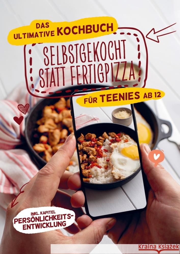 Selbstgekocht statt Fertigpizza! Das Ultimative Kochbuch für Teenies ab 12 (S/W-Version) Edition, TG 9791281216280