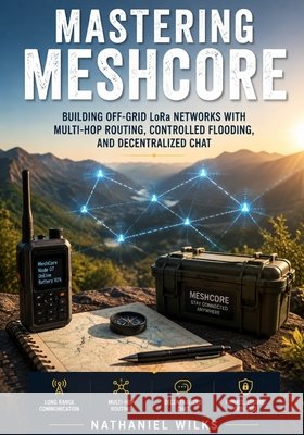 Mastering MeshCore: Building Off-Grid LoRa Networks with Multi-Hop Routing, Controlled Flooding, and Decentralized Chat Wilks, Nathaniel 9798170553310 Independently Published