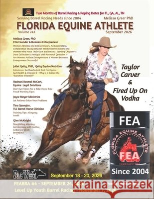Florida Equine Athlete: September 2026 Meyer, Joyce, McKnight, Gina, Kosmal McCart, Rachael 9798171003487