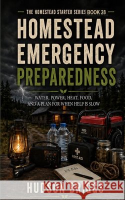 Homestead Emergency Preparedness: Water, Power, Heat, Food, and a Plan for When Help Is Slow Briggs, Hudson 9798172098949