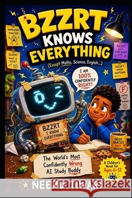 BZZRT KNOWS EVERYTHING Except Maths, Science, English...: The World's Most Confidently Wrong AI Study Buddy Tiwari, Neeru 9798186677529 Independently Published