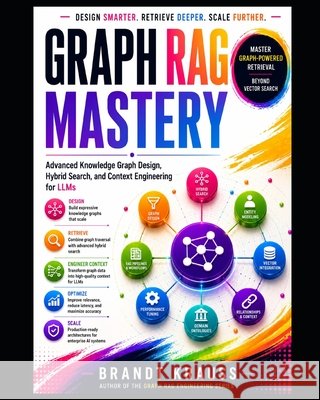 Graph RAG Mastery: Advanced Knowledge Graph Design, Hybrid Search, and Context Engineering for LLMs Krauss, Brandt 9798188810801 Independently Published