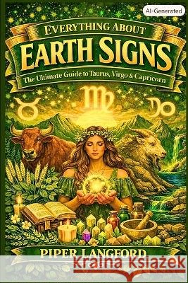 Everything About Earth Signs: The Ultimate Guide to Taurus, Virgo & Capricorn - Astronomy, Astrology, Mythology, Spirit Animals & Elemental Magic Langford, Piper 9798189945700