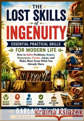 The Lost Skills of Ingenuity: Essential Practical Skills for Modern Life: How to Solve Problems, Repair, Repurpose, Create, Adapt, and Make More From Hart, Garland J. 9798192902547 Independently Published