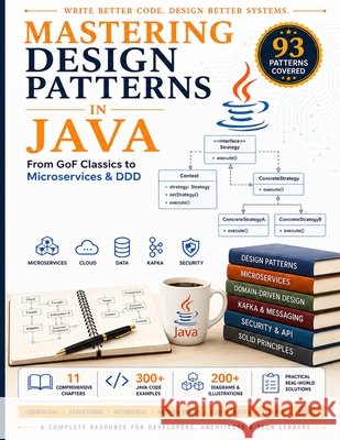 Mastering Design Patterns in Java: From GoF Classics to Microservices & DDD Naqvi, Hassan 9798199176101