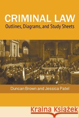 Criminal Law: Outlines, Diagrams, and Exam Study Sheets Duncan Brown Jessica Patel  9798201453039 Sulis Academic