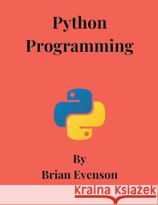 Python Programming Brian Evenson   9798215461167 Wilson Publishers