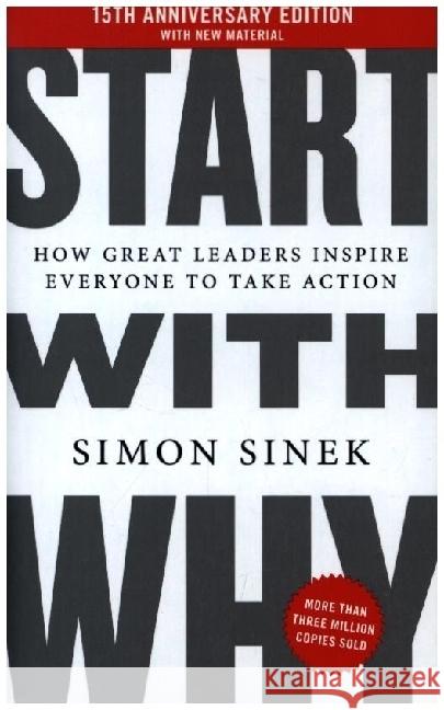 Start with Why 15th Anniversary Edition Sinek, Simon 9798217045631
