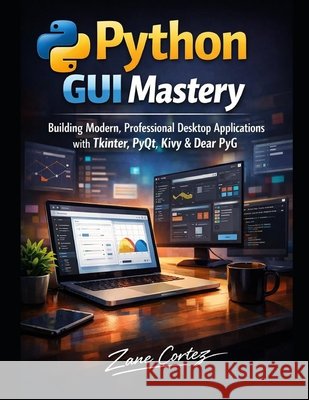 Python GUI Mastery: : Building Modern, Professional Desktop Applications with Tkinter, PyQt, Kivy & Dear Py Cortez, Zane 9798243518949 Independently Published