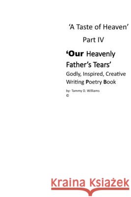 'A Taste of Heaven' Poetry books Williams, Tammy D. 9798247393122