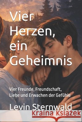 Vier Herzen, ein Geheimnis: Vier Freunde, Freundschaft, Liebe und Erwachen der Gefühle Sternwald, Levin 9798249785611