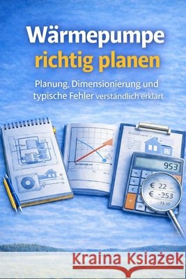 Wärmepumpe richtig planen: Planung, Dimensionierung und typische Fehler verständlich erklärt Schmidt, Christian 9798252067780