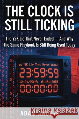 The Clock Is Still Ticking: The Y2K Lie That Never Ended-And Why the Same Playbook Is Still Being Used Today Anubis, Adam 9798257158810