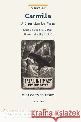 Carmilla J Sheridan Le Fanu 9798259517851