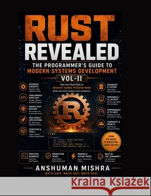 Rust Revealed: The Programmer's Guide to Modern System Development VOL-II Mishra, Anshuman 9798285978893 Independently Published