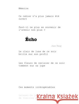 Écho Yang, Jane 9798295006456