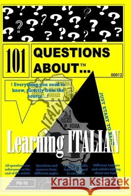 101 Questions About...Learning Italian Javier M Perez M, Javier M Perez M 9798328862097