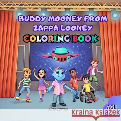 Buddy Mooney from Zappa Looney Coloring Book Alex Barone 9798330313686