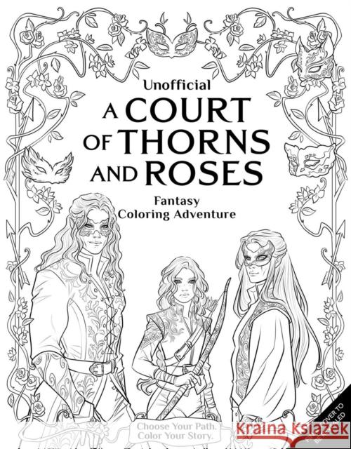 Masks and Magic: A Faerie Romantasy Coloring Adventure Erin Kwong 9798337400969