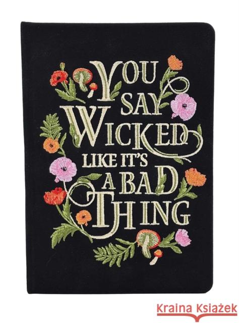 Wicked Embroidered Journal Insight Editions 9798337401119 Insight Editions