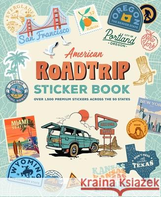 American Road Trip Sticker Book  9798337402345 Insight Editions