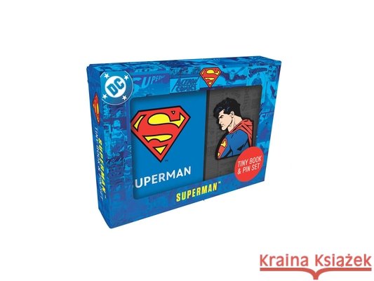 DC Comics: Superman Tiny Book and Pin Set Insight Editions 9798337403458