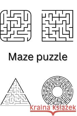 Maze puzzle game book Ashish Nayak 9798364201928