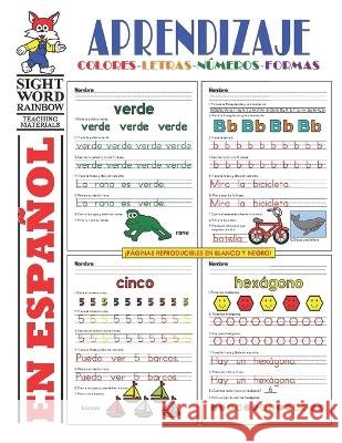 Aprendizaje: Colores, Letras, Numeros, Formas Dwayne Douglas Kohn   9798372729094