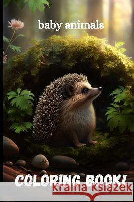 Baby Animals Coloring Book Hedgehogs Books   9798378536153 Independently Published