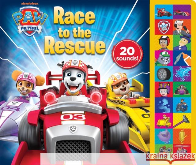PAW Patrol: Race to the Rescue Sound Book PI Kids 9798384600879
