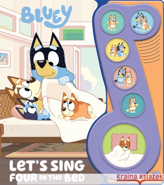 Bluey: Let's Sing Four in the Bed Sound Book Pi Kids 9798384602620