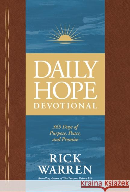 Daily Hope Devotional Rick Warren 9798400501616