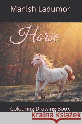 Horse: Colouring Drawing Book Ladumor, Manish 9798421065012