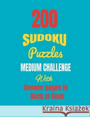 200 Sudoku: Challenging Trendsley, Charles 9798504525914 Independently published