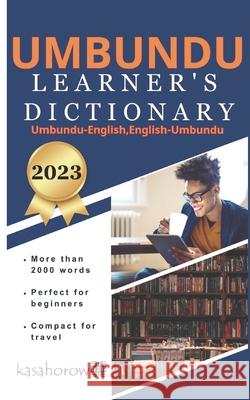 Umbundu Learner's Dictionary Kasahorow 9798518519923 Independently Published