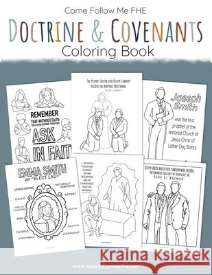 Doctrine & Covenants Coloring Book Come Follow Me Fhe 9798534570076 Independently Published