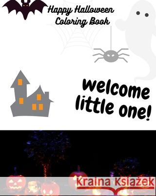 Halloween Coloring Book Rachid Mjibou 9798564443630