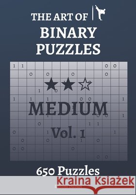 The Art of Binary Puzzles Medium Vol.1 Editions Ducourt 9798580684772