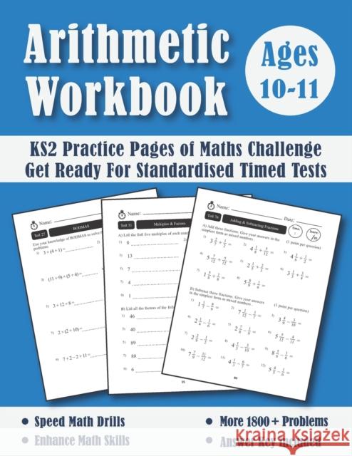 Year 6 Arithmetic Tests - KS2 Maths Challenge: Targeted Practice & Revision Papers (With Answers) - New Y6 Maths Workbook - Ages 10-11 Publishing, Math Blue 9798581003381 Independently published