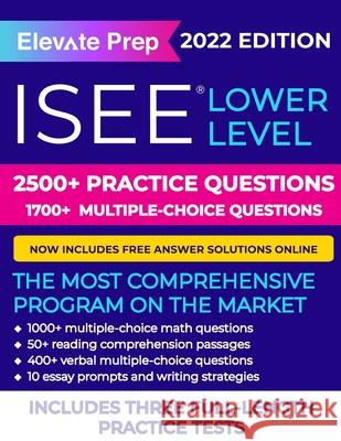 ISEE Lower Level: 2500+ Practice Questions James, Lisa 9798644559169