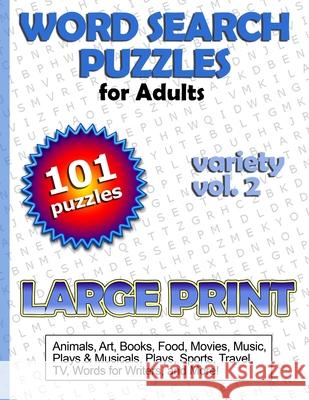 Large Print Word Search Puzzles for Adults Suzanne O'Gorman, Slamtango LLC 9798654523525 Independently Published