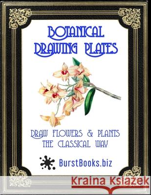 Botanical Drawing Plates: Draw flowers & plants the classical way Gareth Thomas Burst Books  9798717565646