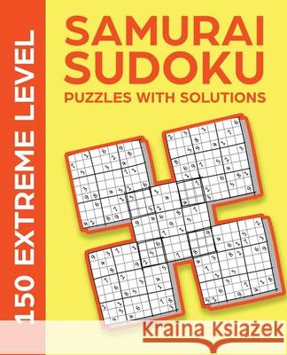Samurai Sudoku Puzzles with Solutions: 150 Extreme Level Publishing, Ak 9798726097718